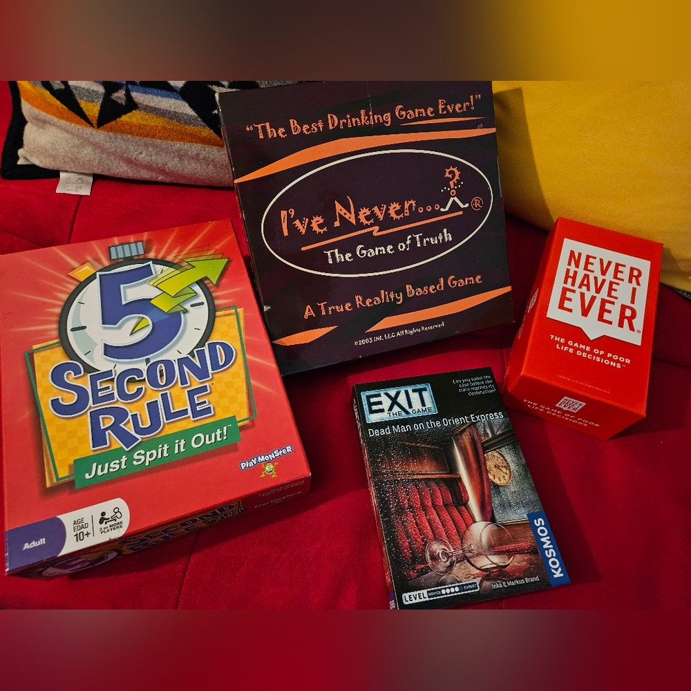 Games. For adults and kids. 4 of them